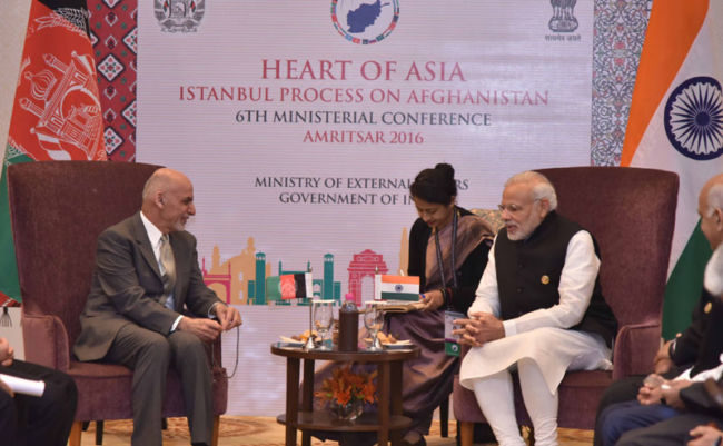 modi afganistan-haeart of asia